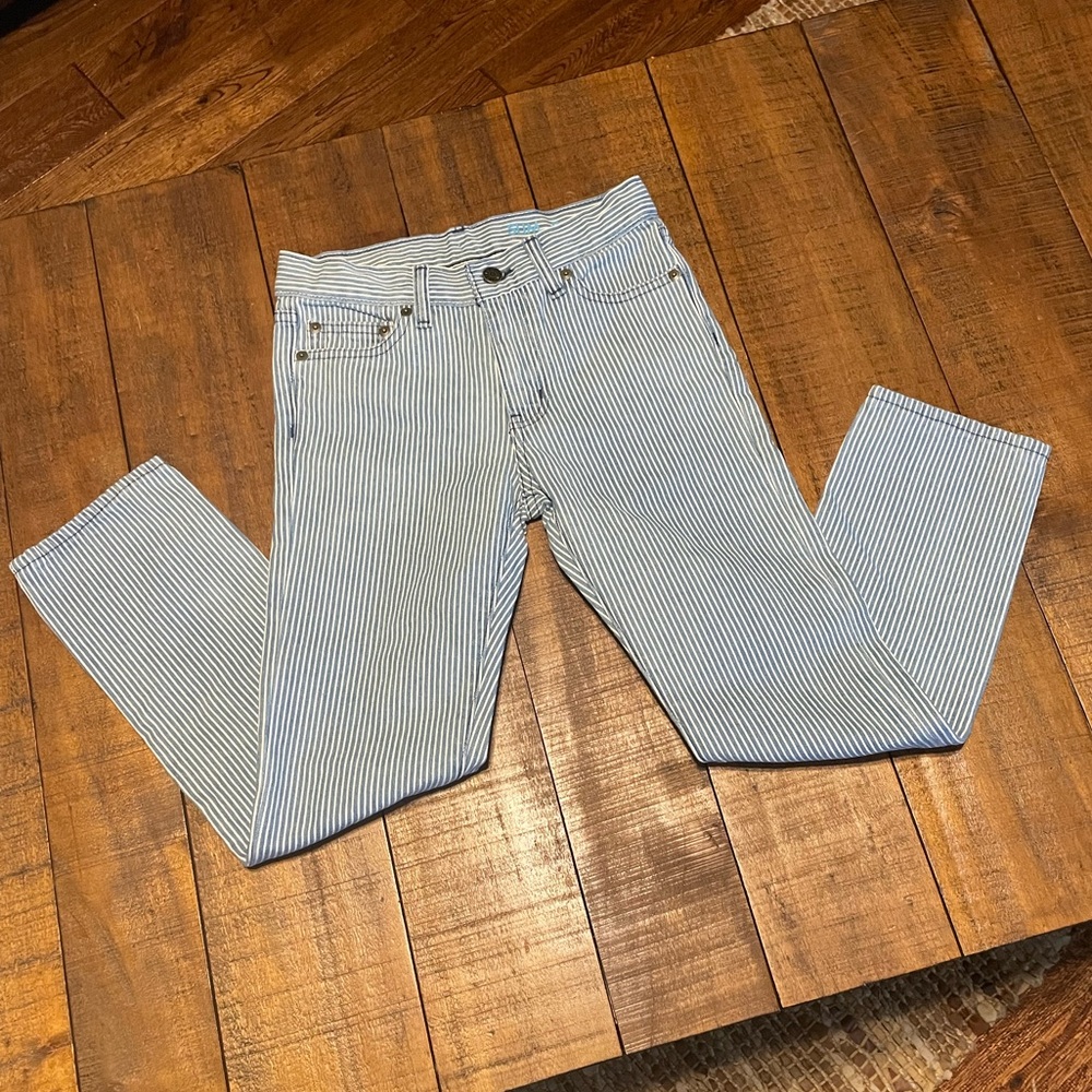 Railroad Pin striped denim